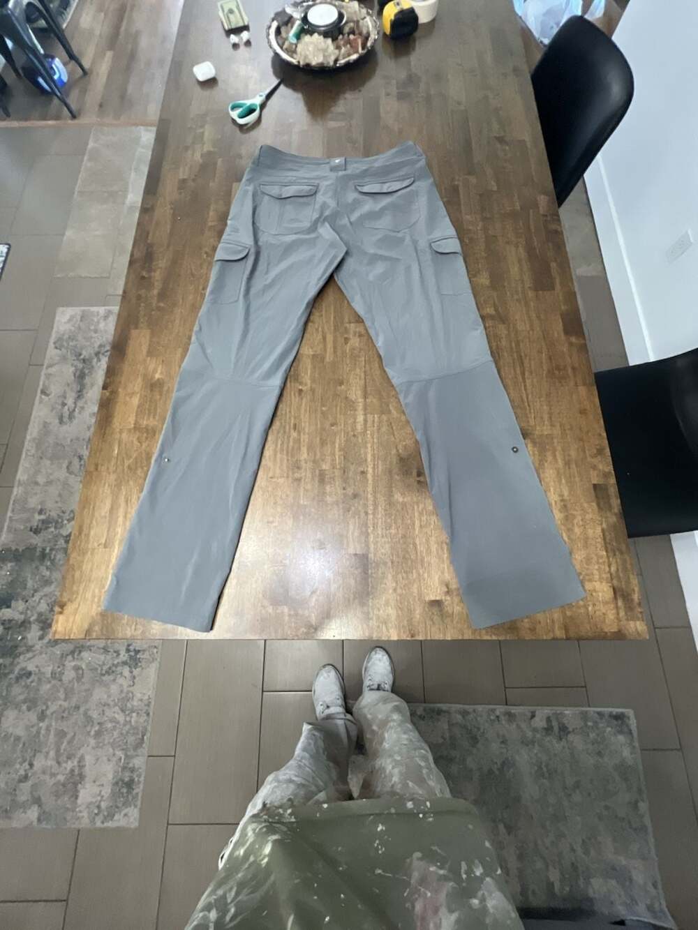 Kühl Freeflex Roll-Up Pants Size 10 Long Gray Hiking Cargo